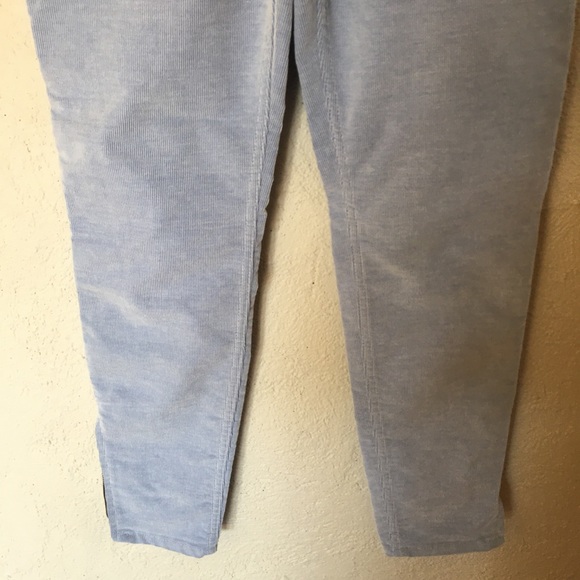 Abercrombie & Fitch Light Blue Corduroy Pinstripe Pants - Picture 4 of 12
